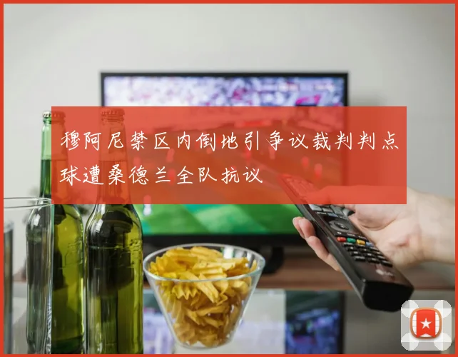 穆阿尼禁区内倒地引争议裁判判点球遭桑德兰全队抗议